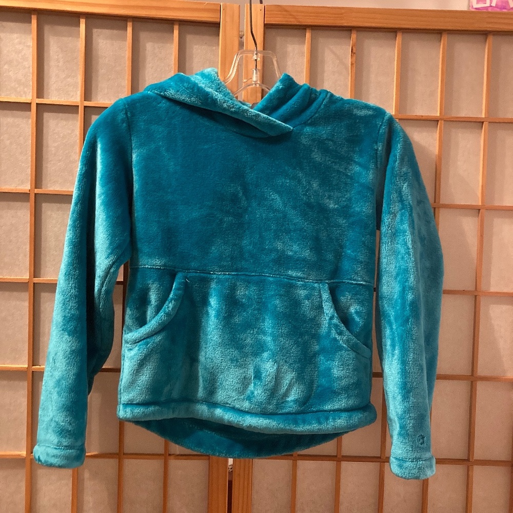 Champion 6/8 Minky Velour Fleece Pullover Hoodie W/ Kangaroo Pocket
